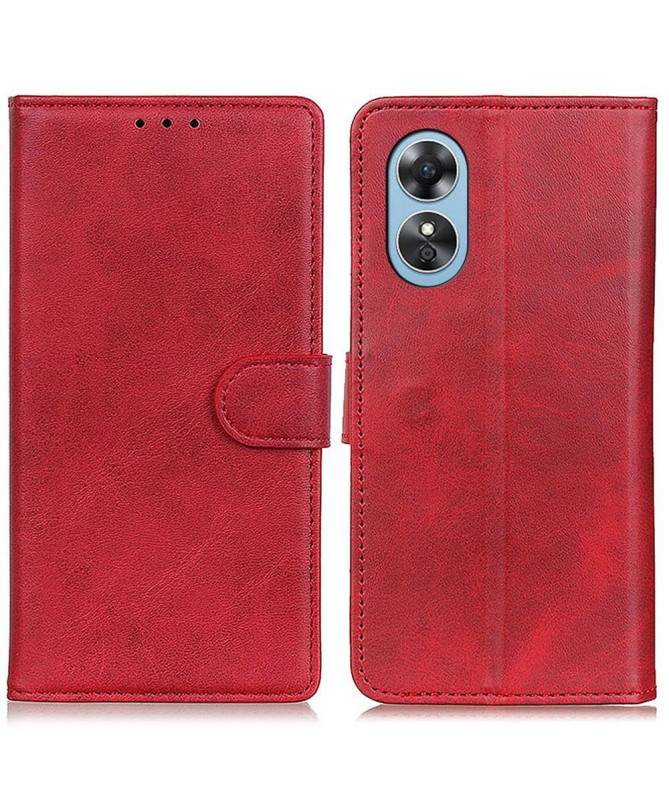 Housse Oppo A17 Marius effet cuir mat