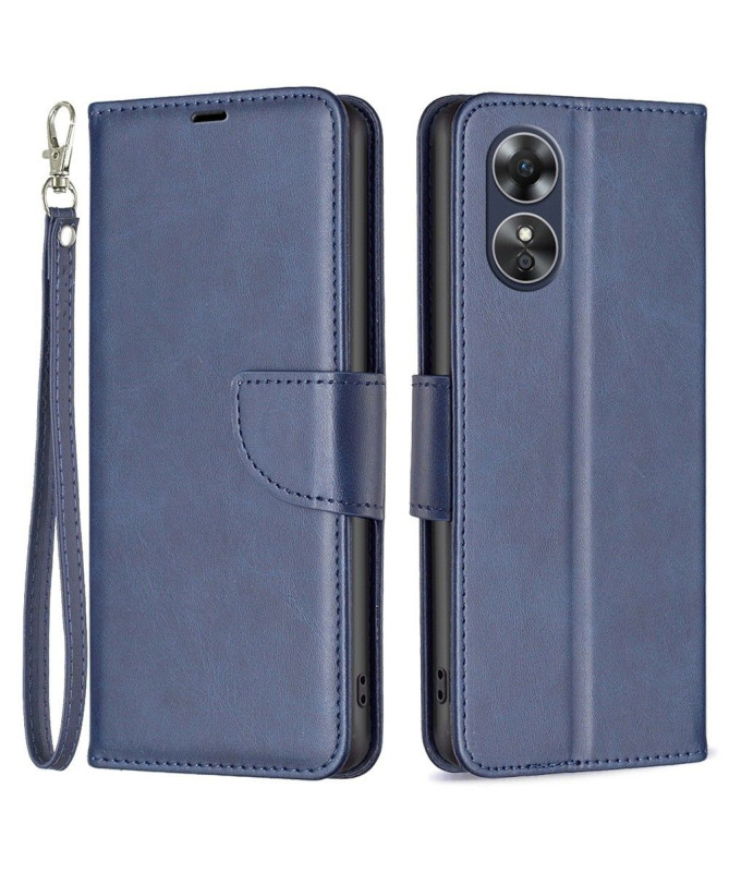 Housse Oppo A17 Simili Cuir à Lanière Series-4