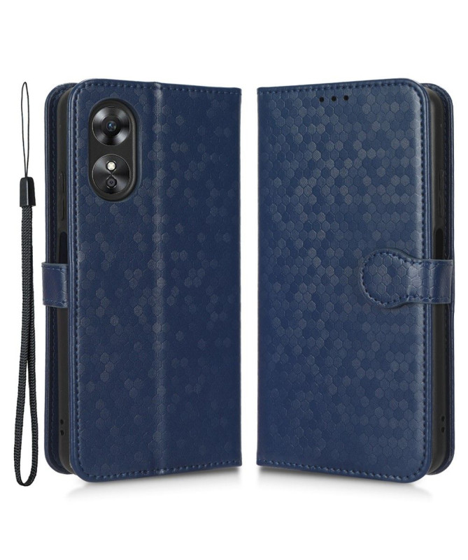 Housse Oppo A17 Design Nid d'Abeille