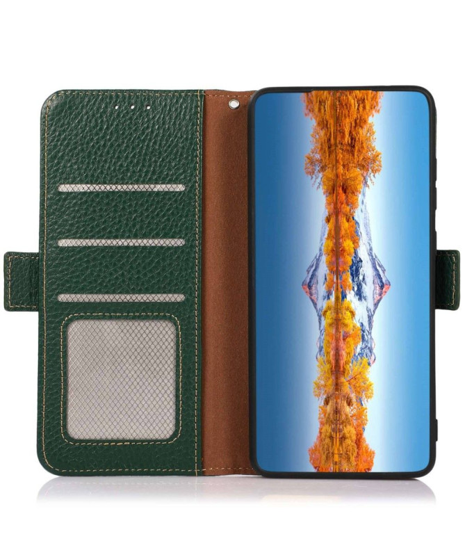 Housse Oppo A17 KHAZNEH cuir grainé first
