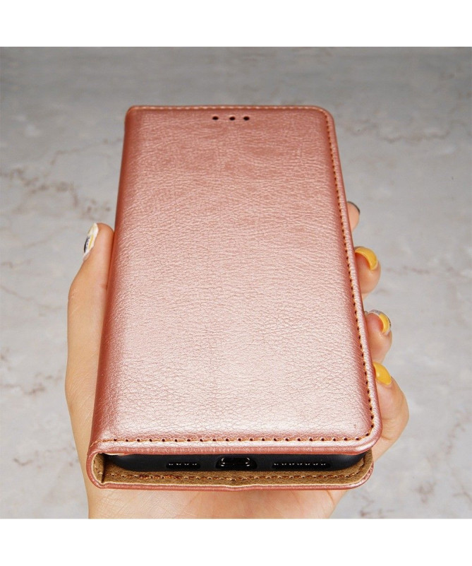 Flip cover Oppo A17 PURE simili cuir