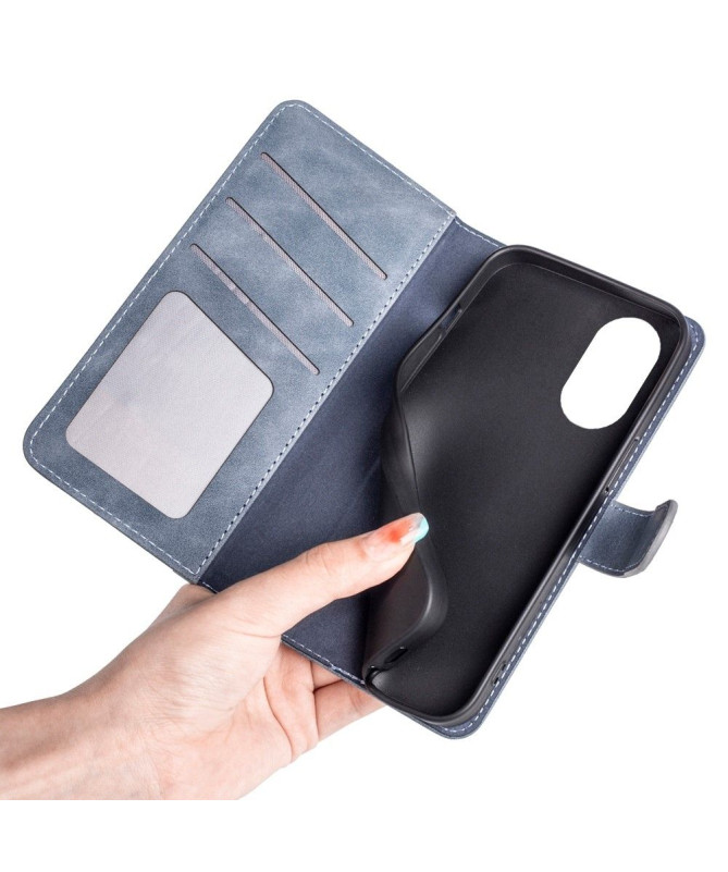 Housse Oppo A17 Stand Folio Bicolore