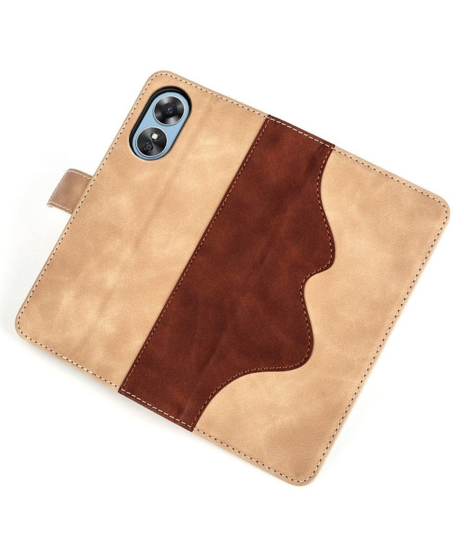 Housse Oppo A17 Stand Folio Bicolore