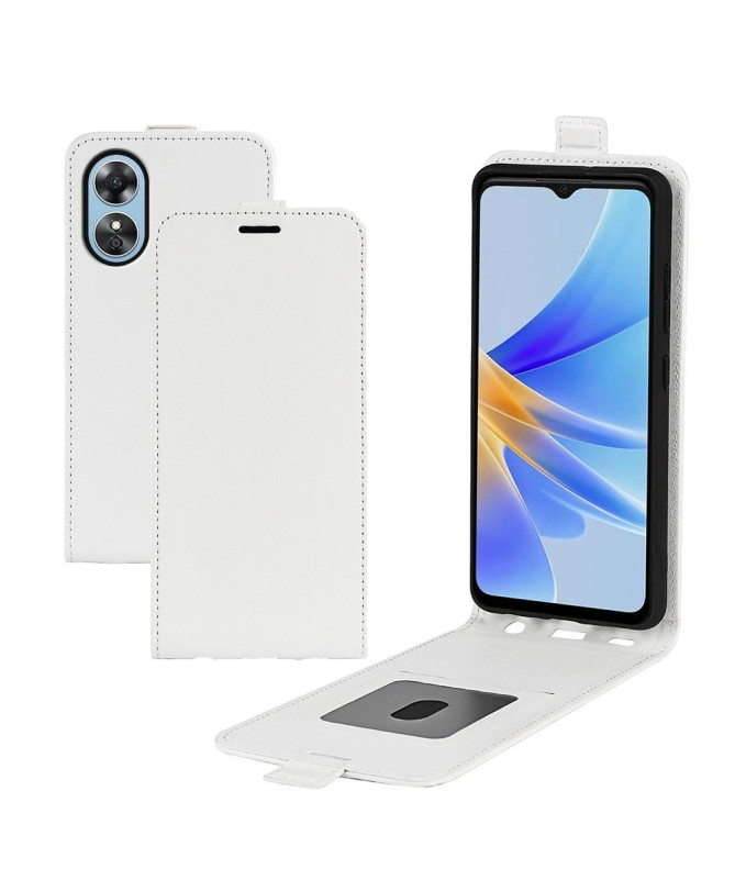 Housse Oppo A17 simili cuir avec rabat vertical