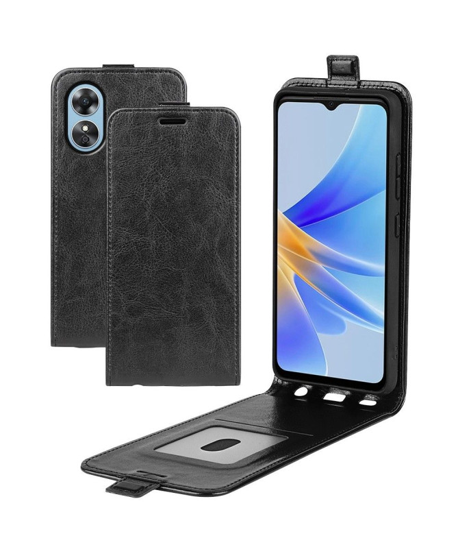 Housse Oppo A17 simili cuir avec rabat vertical