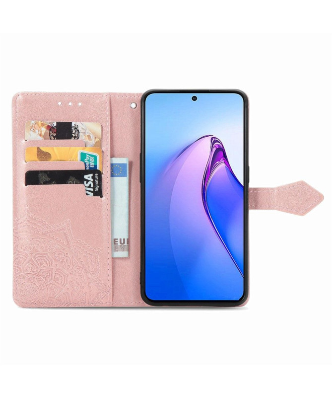 Housse Oppo Reno 8 Pro Mandala Rétro