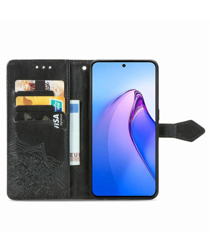 Housse Oppo Reno 8 Pro Mandala Rétro