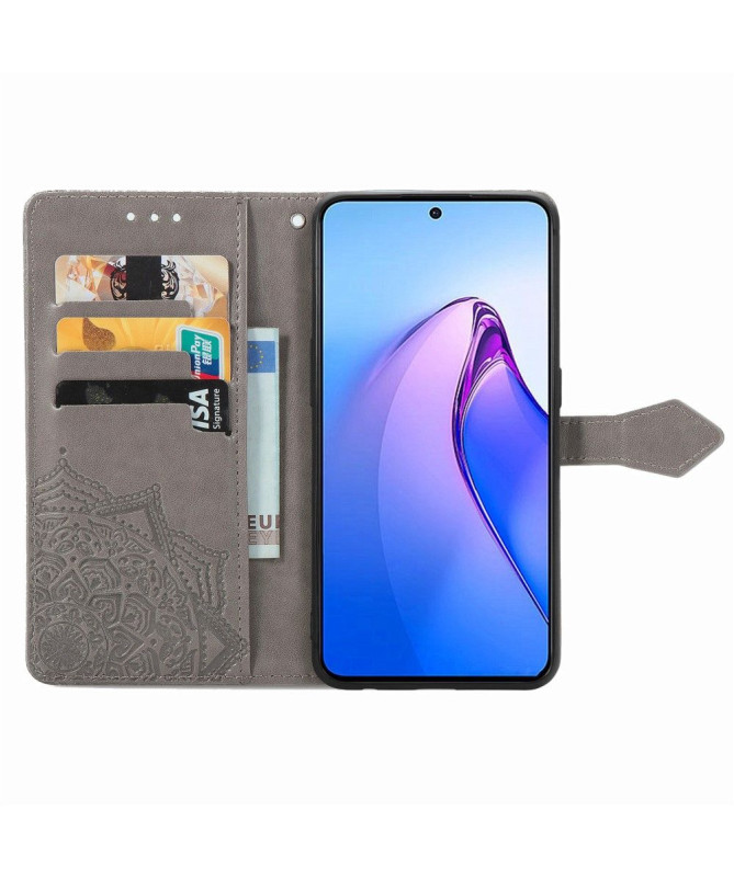 Housse Oppo Reno 8 Pro Mandala Rétro