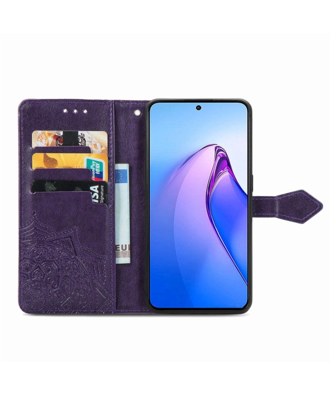 Housse Oppo Reno 8 Pro Mandala Rétro