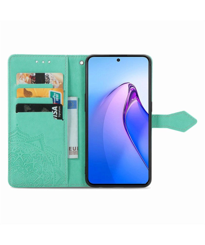 Housse Oppo Reno 8 Pro Mandala Rétro