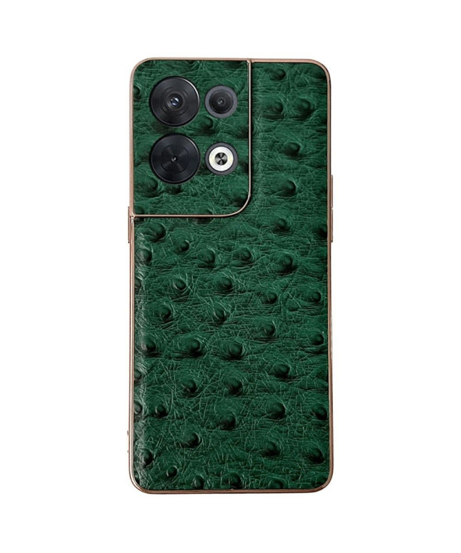 Coque Oppo Reno 8 Pro Cuir Effet Peau D'Autruche