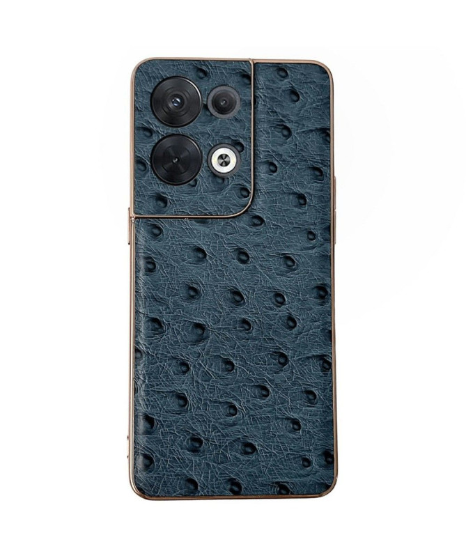 Coque Oppo Reno 8 Pro Cuir Effet Peau D'Autruche