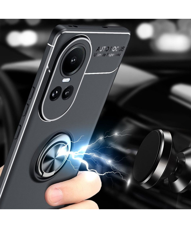 Coque Oppo Reno 10 / 10 Pro silicone avec support rotatif