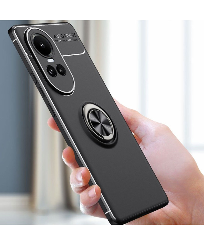Coque Oppo Reno 10 / 10 Pro silicone avec support rotatif