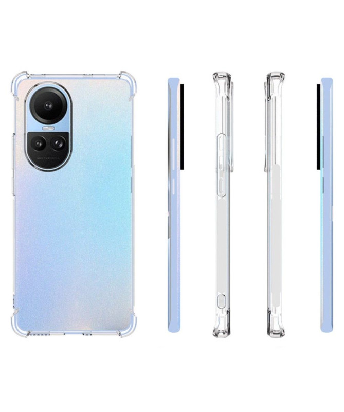 Coque Oppo Reno 10 / 10 Pro transparente angles renforcés