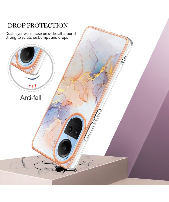 Coque Oppo Reno 10 / 10 Pro marbre coloré