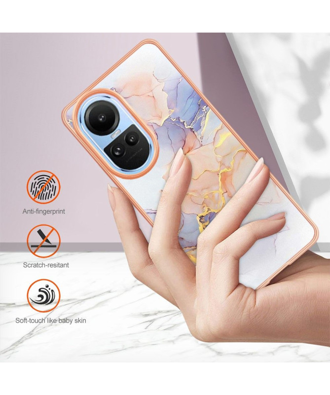 Coque Oppo Reno 10 / 10 Pro marbre coloré