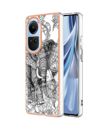 Coque Oppo Reno 10 / 10 Pro Mandala Éléphant