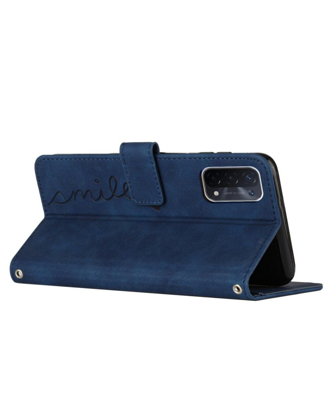 Housse Oppo A54 5G / A74 5G Smiles Retro
