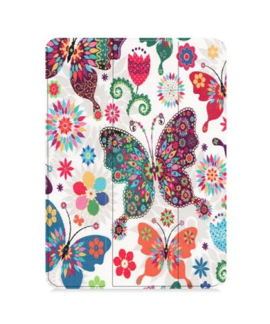 Coque iPad Pro 11 pouces avec rabat - papillons et fleurs