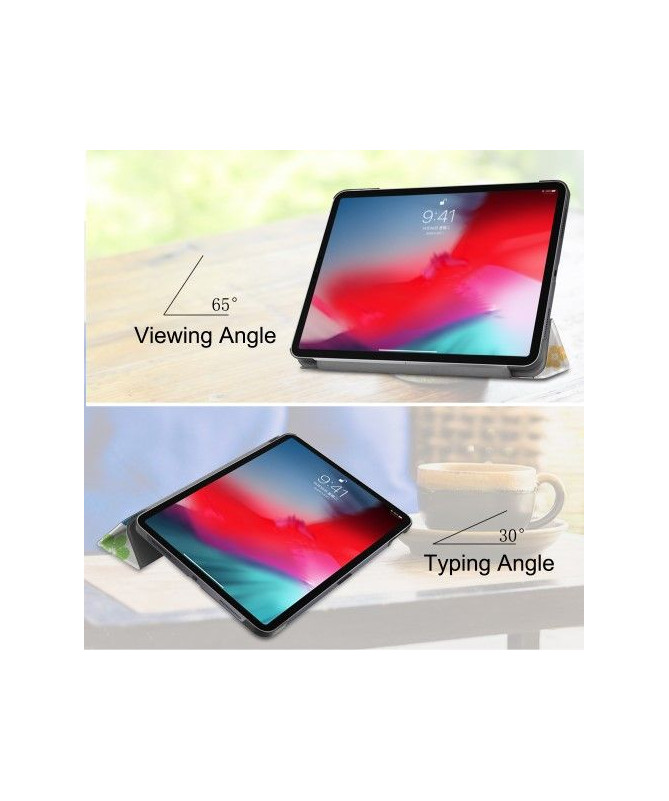 Coque iPad Pro 11 pouces avec rabat - papillons et fleurs