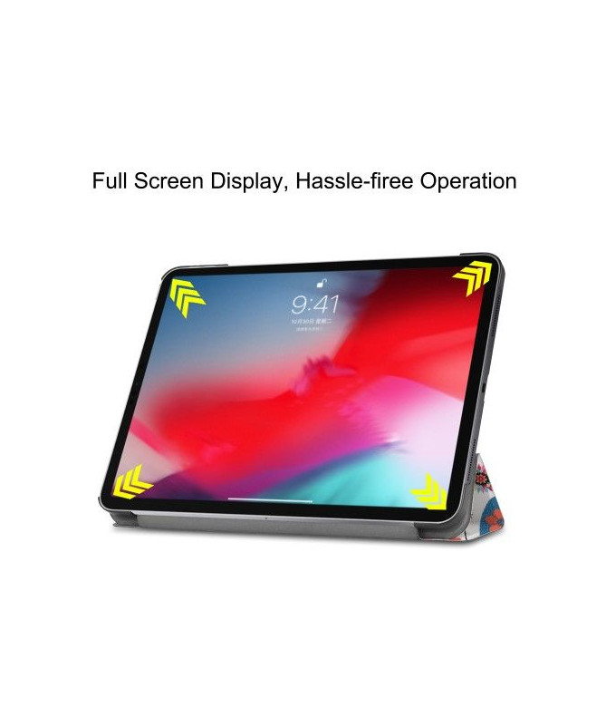 Coque iPad Pro 11 pouces avec rabat - papillons et fleurs