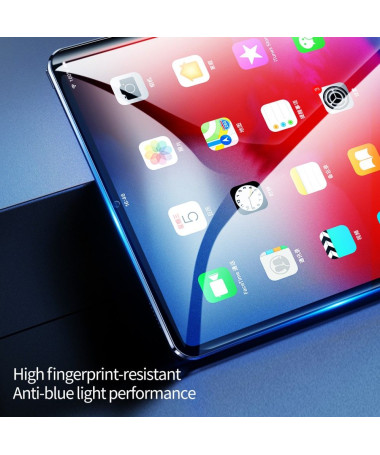 Protection d'écran en verre trempé anti-lumière bleue pour iPad Pro 12.9 2018