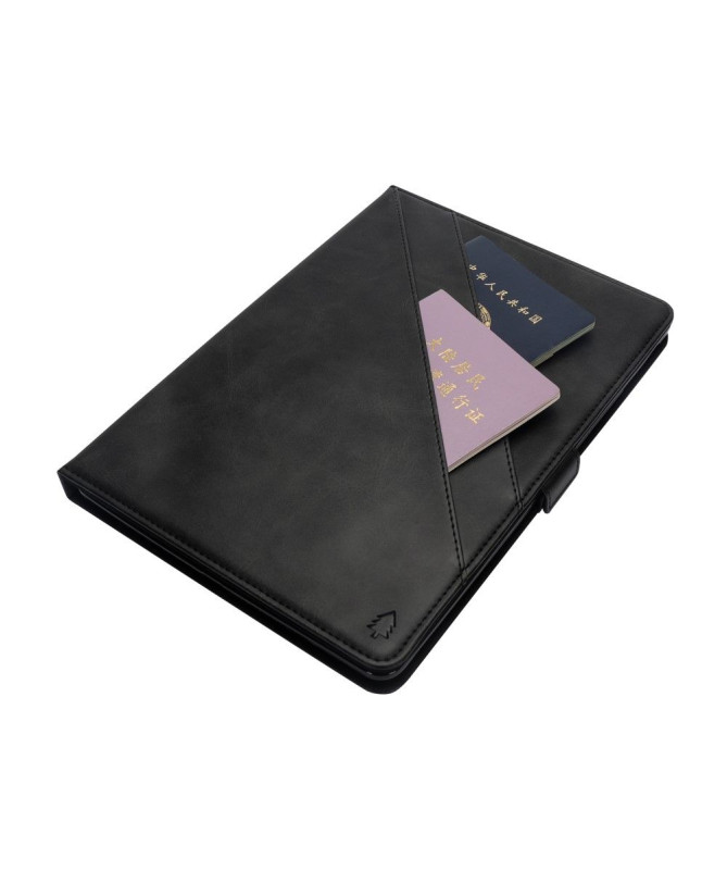 Housse iPad Pro 12.9 2018 Effet cuir support porte-cartes