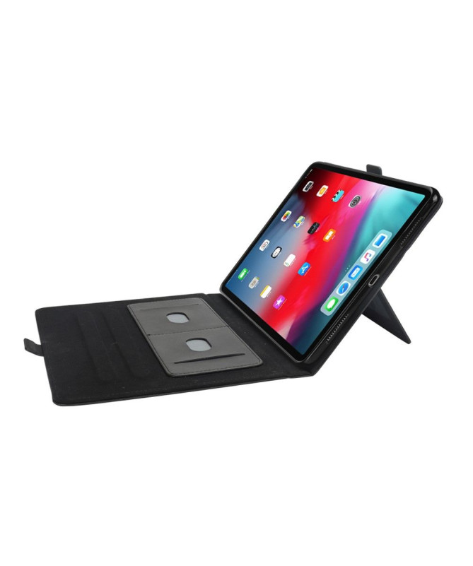 Housse iPad Pro 12.9 2018 Effet cuir support porte-cartes