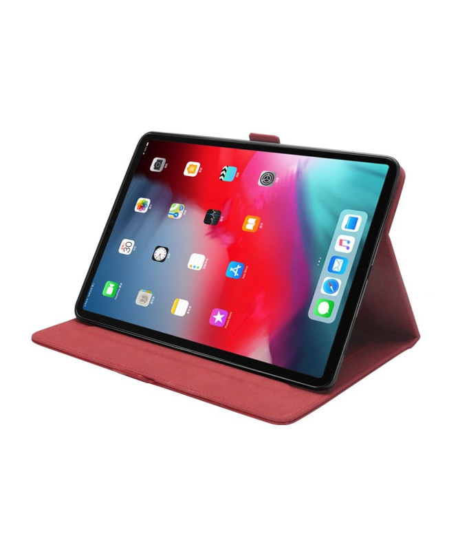 Housse iPad Pro 12.9 2018 Effet cuir support porte-cartes