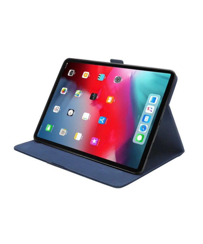 Housse iPad Pro 12.9 2018 Effet cuir support porte-cartes