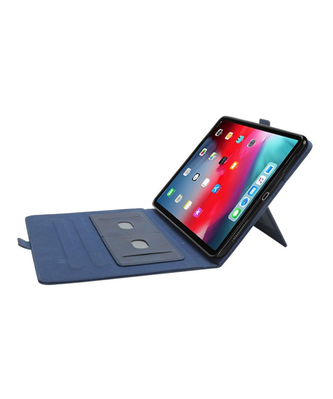 Housse iPad Pro 12.9 2018 Effet cuir support porte-cartes