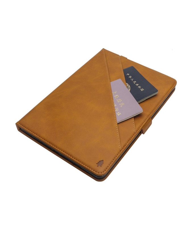 Housse iPad Pro 12.9 2018 Effet cuir support porte-cartes