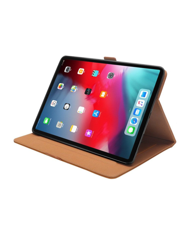 Housse iPad Pro 12.9 2018 Effet cuir support porte-cartes