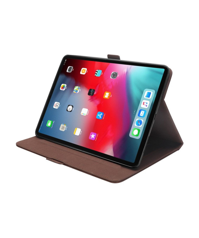 Housse iPad Pro 12.9 2018 Effet cuir support porte-cartes