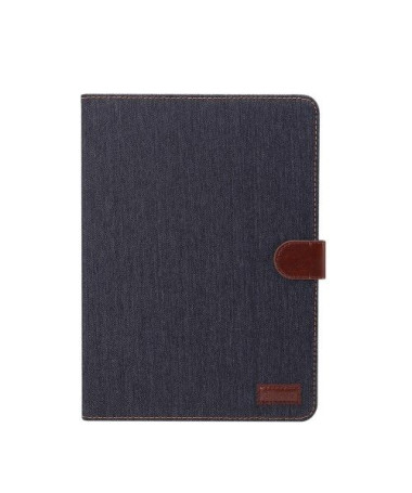 Housse iPad Pro 12.9 2018 Oxford effet tissu - Bleu marine