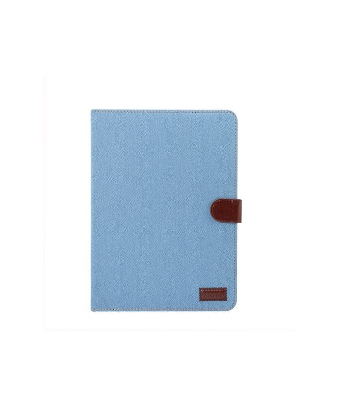 Housse iPad Pro 12.9 2018 Oxford effet tissu - Bleu clair