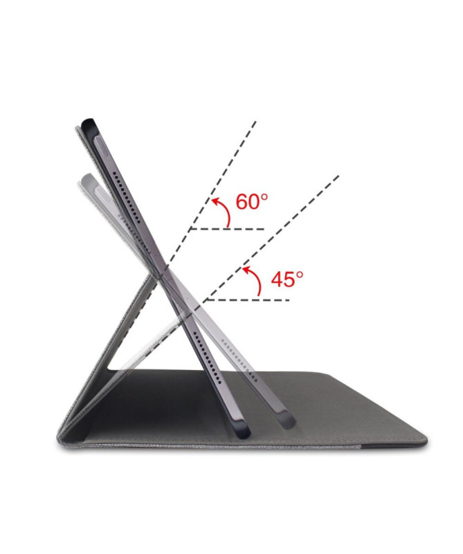 iPad Pro 12.9" 2018 - Housse MUTURAL bicolore revêtement tissu