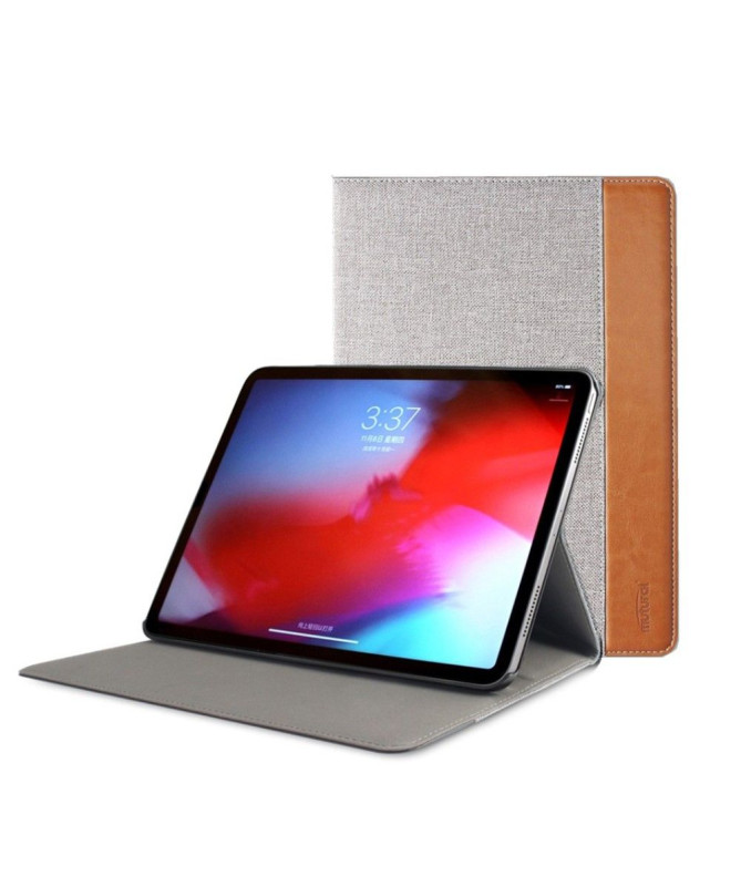 iPad Pro 12.9" 2018 - Housse MUTURAL bicolore revêtement tissu