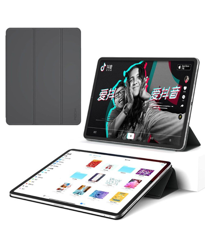 iPad Pro 12.9 2018 - Étui Veena Serie avec rabat intelligent