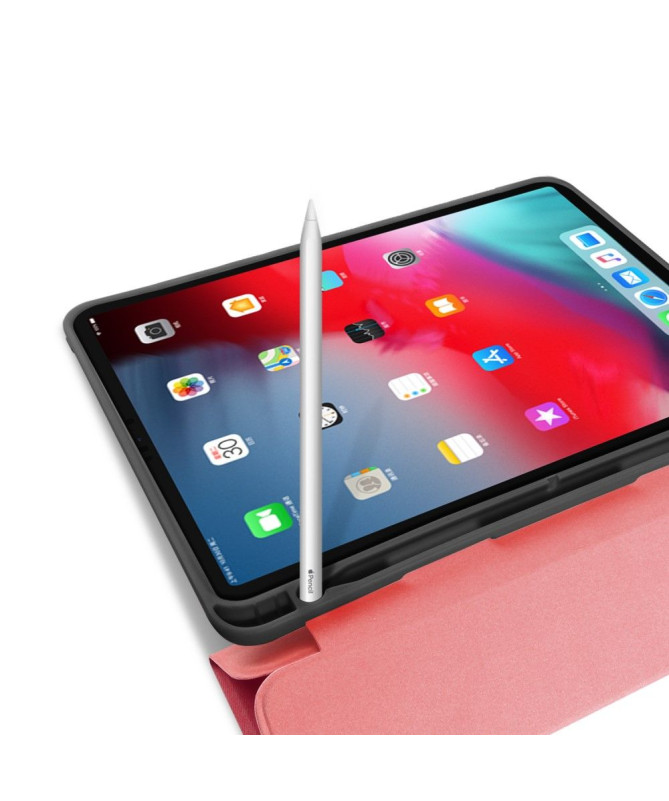 iPad Pro 12.9 2018 - Étui premium effet toile & Pen Slot