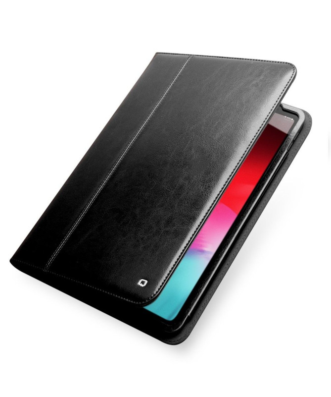 iPad Pro 11 - Etui fait main en cuir véritable avec support intégré