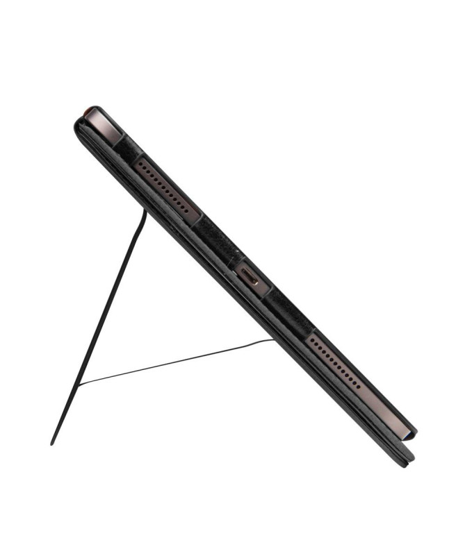 iPad Pro 11 - Etui fait main en cuir véritable avec support intégré
