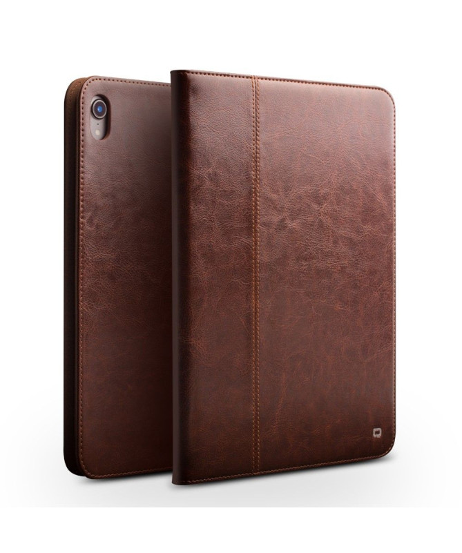 iPad Pro 11 - Etui fait main en cuir véritable avec support intégré