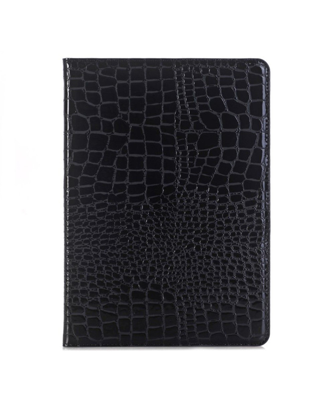 Housse iPad 10.2 effet croco simili cuir