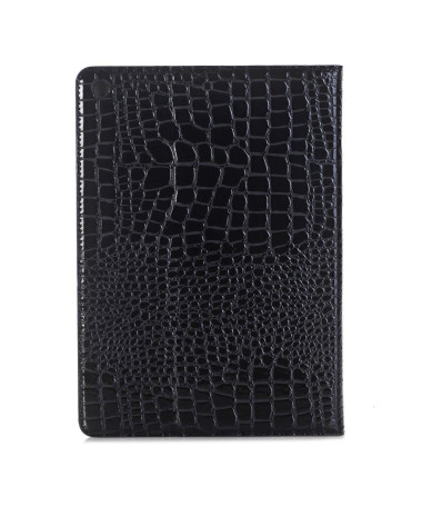 Housse iPad 10.2 effet croco simili cuir