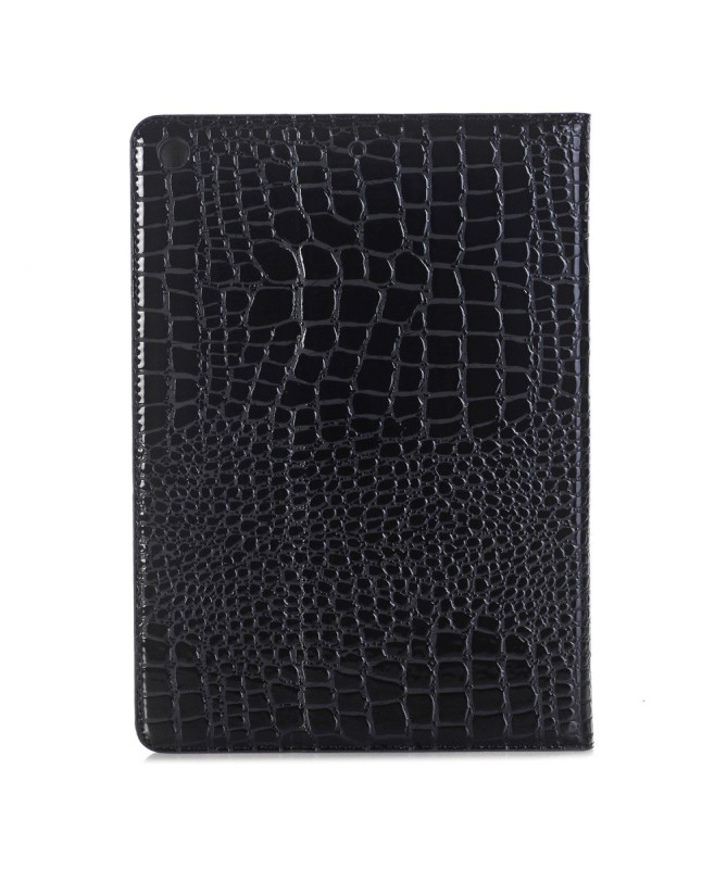 Housse iPad 10.2 effet croco simili cuir