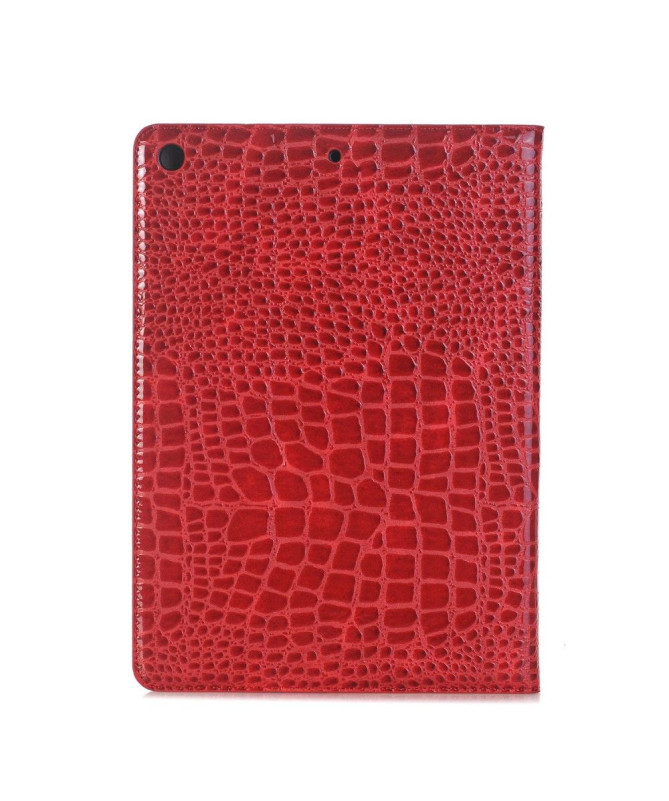 Housse iPad 10.2 effet croco simili cuir