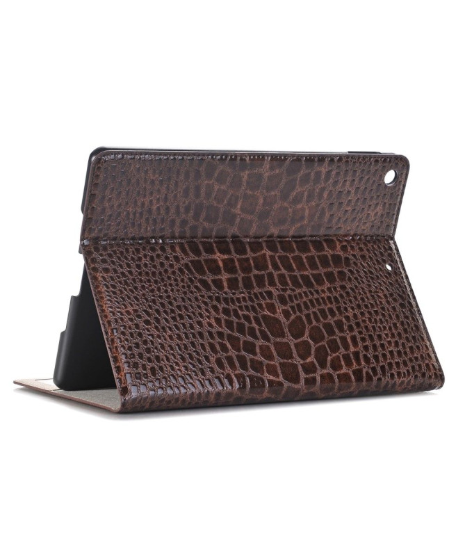 Housse iPad 10.2 effet croco simili cuir