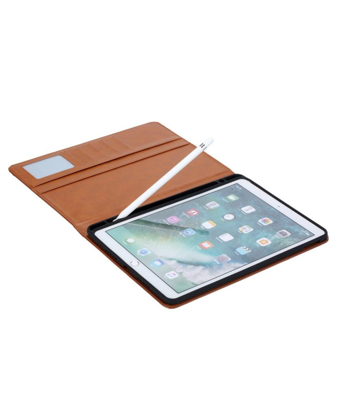 Housse iPad 10.2 (2019) avec porte cartes effet cuir